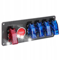 PANEL PRZEŁĄCZNIKA ZAPŁONU SILNIKA STEROWANIA PRZYCISKIEM SAMOCHODU 12V 6W1