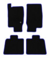 Dywaniki welurowe CARLUX-BLUE do Ford Explorer, czarne/niebieskie