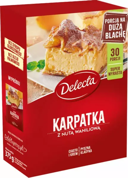 DELECTA CIASTO KARPATKA 375G/380G zdjęcie 1