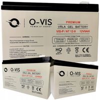 Akumulator Żelowy ŻEL 12V 9AH Bezobsługowy OVIS wymiar 7AH ALARM UPS GEL