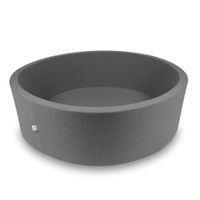 Suchy basen 130x40cm szary bez piłek