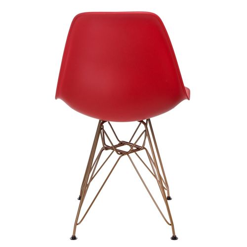 Krzesło P016 PP Gold czerwone na Arena.pl