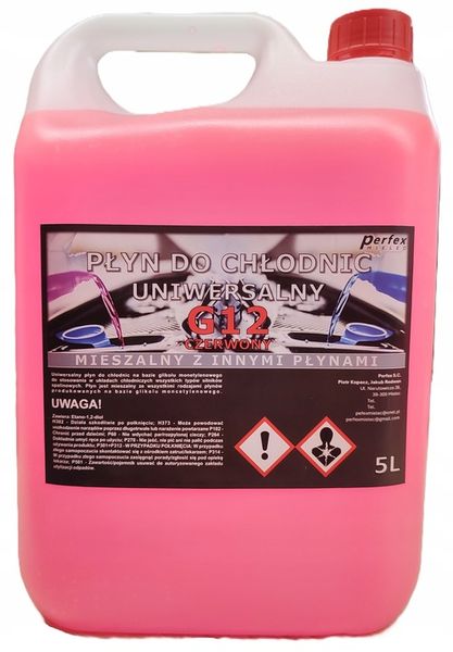 Płyn do chłodnic G12 czerwony 5L zdjęcie 1