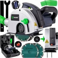 BRUZDOWNICA DO BETONU LASER 2 TARCZE WALIZKA 3100W