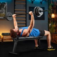 Gryf prosty pełny stalowy sztanga 180 cm 25 mm zaciski Trex Sport