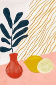Plakat 20x30cm Wazon Minimalistyczny , Wnętrza Styl Skandynawski, Boho