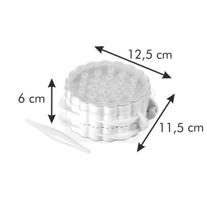 FORMA DO ROBIENIA BUŁEK NADZIEWANYCH TESCOMA biała na Arena.pl