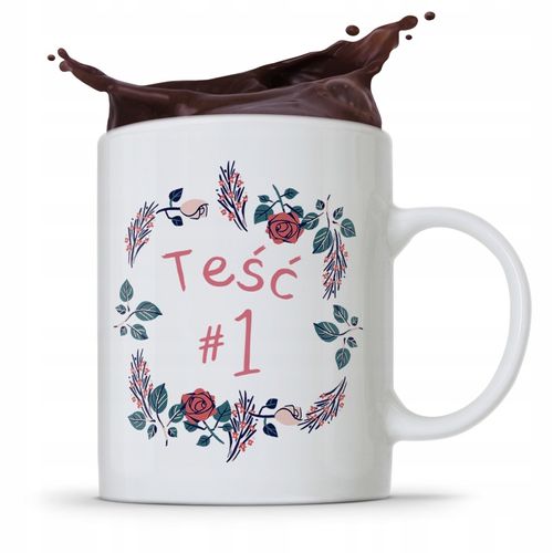 Kubek Prezent Dla Teścia Teść Numer Jeden Prezent Z Nadrukiem Ze Zdjęciem na Arena.pl