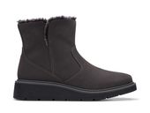 Clarks Botki damskie - Ivery Ridge - ocieplane - rozmiar 37,5 - ciemnoszary