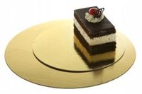 podkładka pod tort 100szt. złota 30cm |  l-30