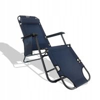 LEŻAK OGRODOWY SKŁADANY ZERO GRAVITY FOTEL PLAŻOWY KRZESŁO TARASOWE