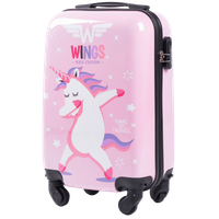 KD01 JAY, Walizka kabinowa mała dziecięca POLICARBON XS Wings, UNICORN