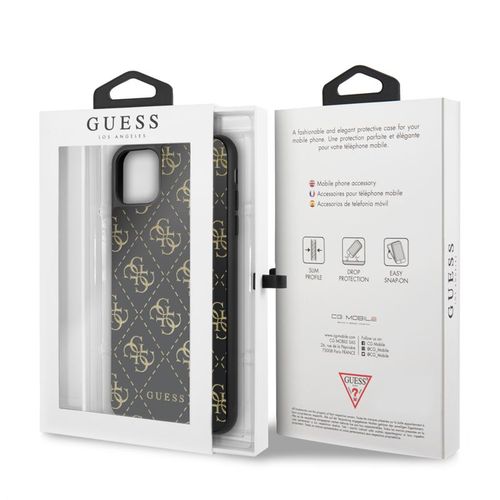 Guess Double Layer Glitter Case Peony G - Etui iPhone 11 Pro Max na Arena.pl