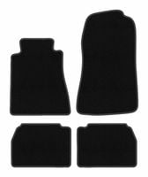 Dywaniki welurowe BASIC Mercedes C 190 W201 sedan 1982-1993 czarne