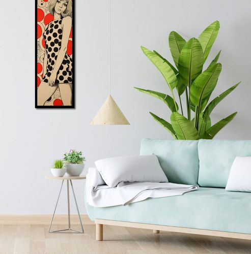 Plakat 30,5x91,5cm Czerwone Kropki na Arena.pl