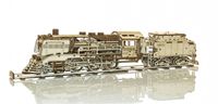 Drewniane puzzle mechaniczne 3D Wooden.City - WOODEN EXPRESS + Tender, tory kolejowe