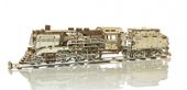 Drewniane puzzle mechaniczne 3D Wooden.City - WOODEN EXPRESS + Tender, tory kolejowe
