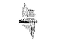 120CM 80CM OBRAZ NAPIS SMACZNEGO DRUK