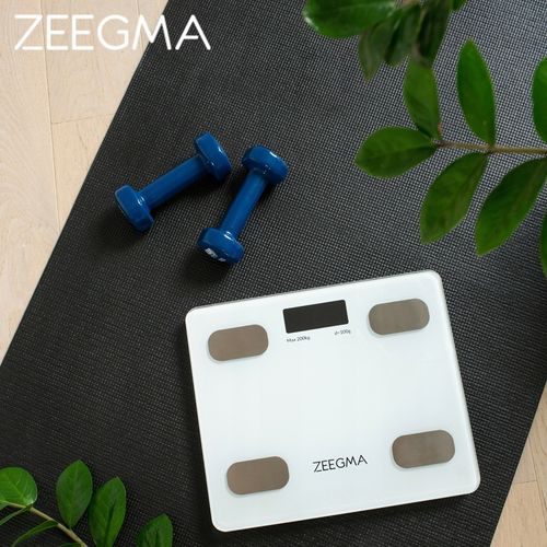 Waga łazienkowa analityczna SMART BIAŁA 17w1 iOS Android BMI do 200 kg na Arena.pl