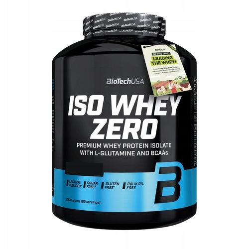 BIOTECH ISO WHEY ZERO 2270 g BIAŁKO + GRATIS 5x ISO WHEY ZERO 25g + SHAKER na Arena.pl