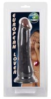 dildo realistyczne wygięte european lover 23 cm z ssącą podstawą
