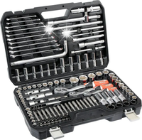 YATO ZESTAW 1/2" 1/4" 3/8" KLUCZE NASADOWE PŁASKIE BITY TORX NASADKI 128el