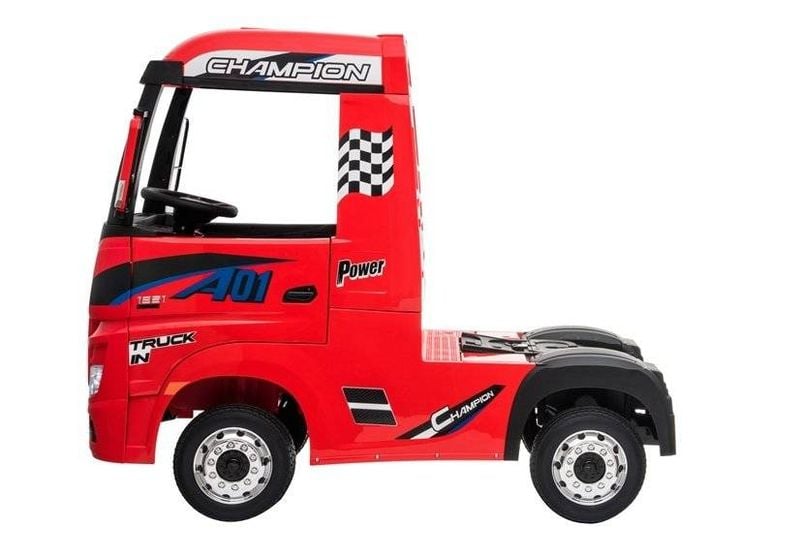 Auto na Akumulator Mercedes Actros Czerwone zdjęcie 4