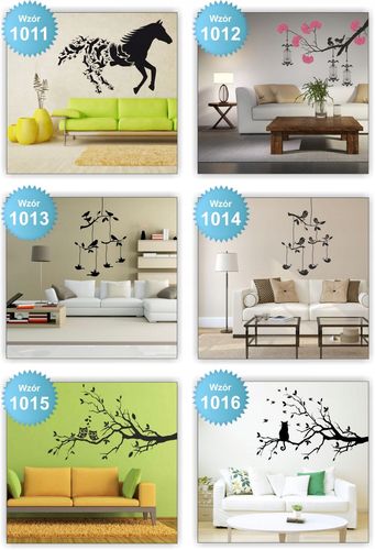 NAKLEJKI na ścianę ścienne DRZEWO drzewa 160cm na Arena.pl