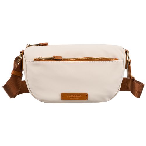 nylonowa torebka damska w brązowo-beżowym kolorze - peterson na Arena.pl