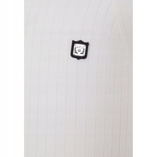 CIPO BAXX SWETER W PRĄŻKI WHITE BASIC GŁADKI~M na Arena.pl