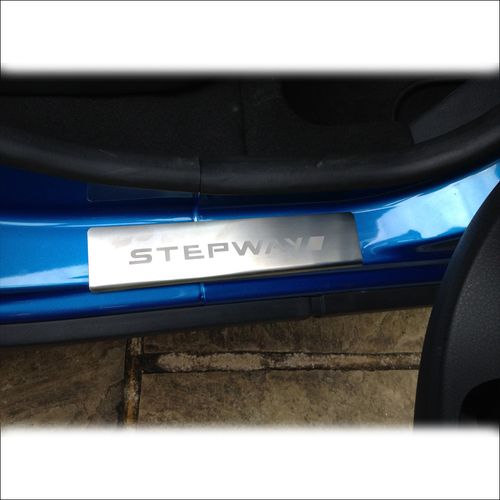 Listwa progowa DACIA SANDERO MK2 STEPWAY Stal nierdzewna 304 mat 4szt na Arena.pl