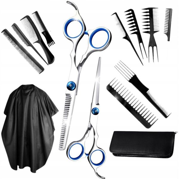 Zestaw Fryzjerski Do Strzyżenia Profesjonalny Kompletny + PELERYNA ETUI zdjęcie 1