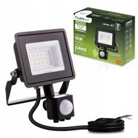 HALOGEN NAŚWIETLACZ LED 10W ZEWNĘTRZNY LAMPA Z CZUJNIKIEM RUCHU