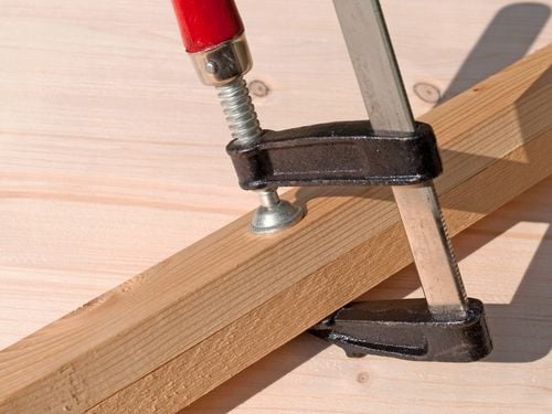 Ścisk stolarski śrubowy zacisk Typ F 150 mm na Arena.pl