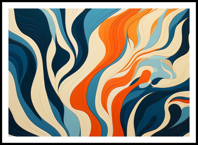 Plakat 84x59,5cm Oceaniczne Fale zdjęcie 3