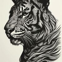 Plakat 80x80cm Tygrysi Gwizd