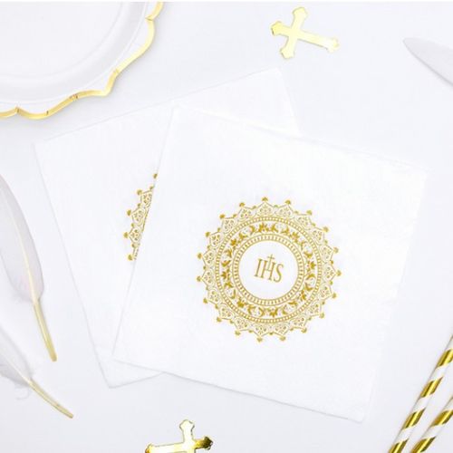 Zestaw dekoracji komunijnych KOMUNIA bieżnik balon na Arena.pl