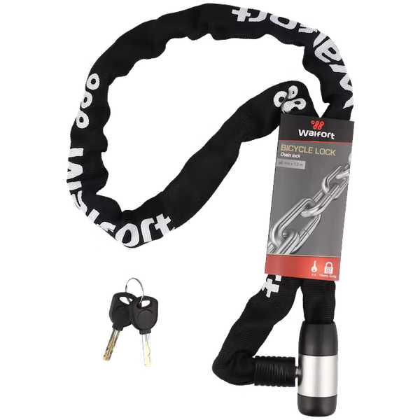 Zapięcie do roweru łańcuch kłódka Walfort 6 mm zdjęcie 1