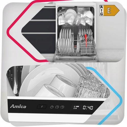Zmywarka do zabudowy Amica DIM41 45 cm 9 kompletów SteamPower LED na Arena.pl