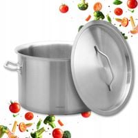 Garnek z Pokrywką 32x22cm Gastronomiczny 17 Lit Stal Indukcja Gaz KINGHoff