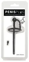 mystim plug do cewki moczowej z ruchomym pierścieniem, silikon 12,7 cm