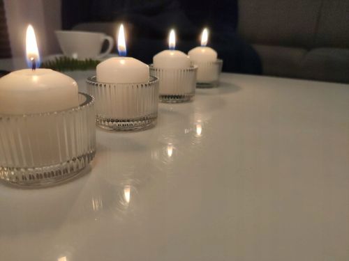 16x ŚWIECE BIAŁE ŚWIECZKI ZESTAW ŚWIEC KOMUNIA WESELE 6CM ŚWIECA ŚWIECE na Arena.pl