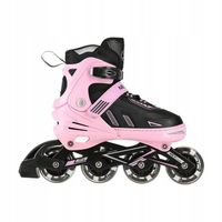 Łyżworolki regulowane rolki młodzieżowe rekreacyjne wygodne rozm.35-38 Nils