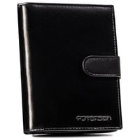 zestaw prezentowy: skórzany portfel męski i brelok - peterson