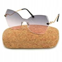 Damskie okulary przeciwsłoneczne Kocie Oczy pełne