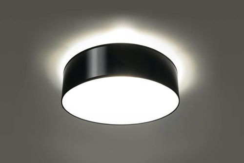 Plafon LAMPA sufitowa SL.0121 okrągła OPRAWA natynkowa czarna na Arena.pl