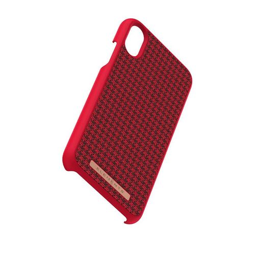 Materiałowe etui do iPhone Xs / X (Red) na Arena.pl