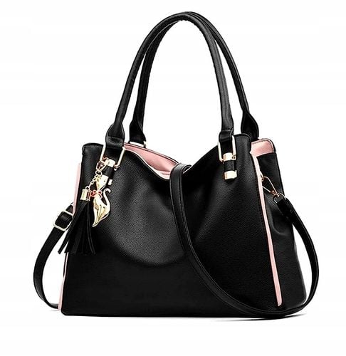 Skórzana Pojemna Torba Damska Miejska Torebka na Arena.pl