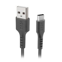 Kabel przewód USB-A - USB-C 1.5m - czarny