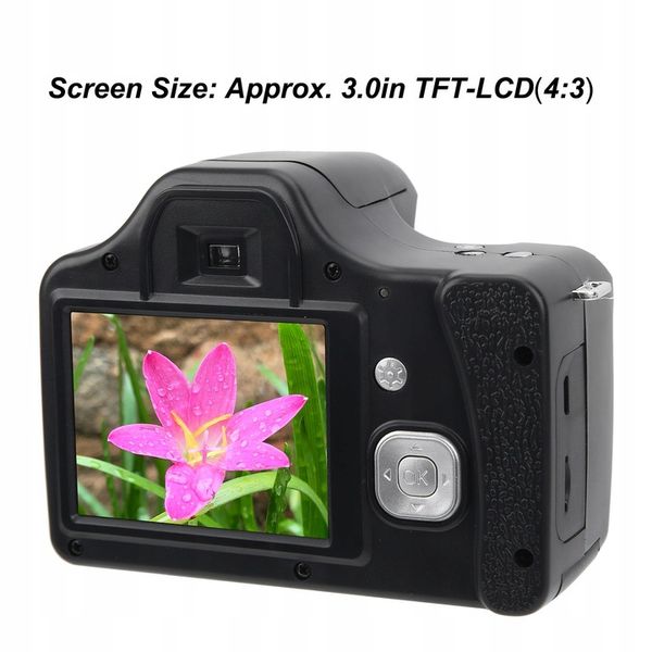 3.0 IN LCD SCREEN 18X ZOOM HD SLR CAMERA LONG zdjęcie 4